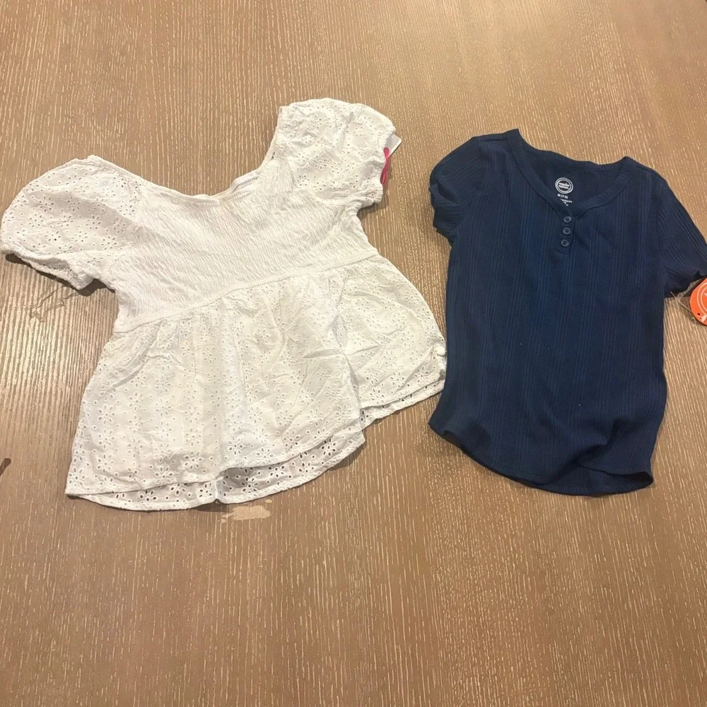 Girls Clothing Lot 2 NWT Tops 2 NWT‎ Shorts Sizes 7 8 10 Justice